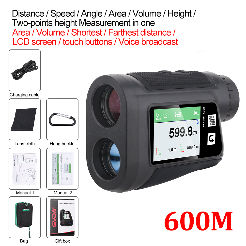 Rangefinder Laser Golf - Лазерный дальномер GVDA 6x для гольфа,
