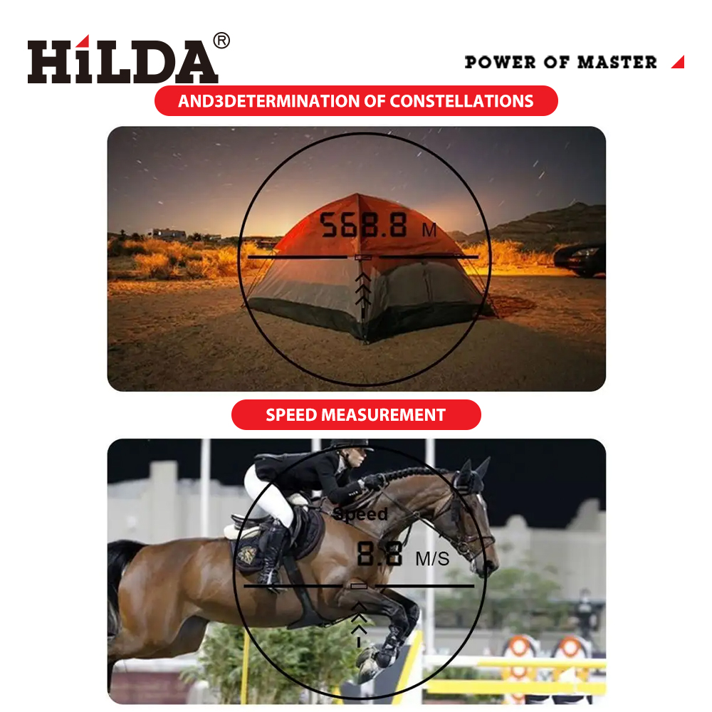 Лазерный дальномер HILDA 800M  – обзор и цена Rangefinder Laser Golf