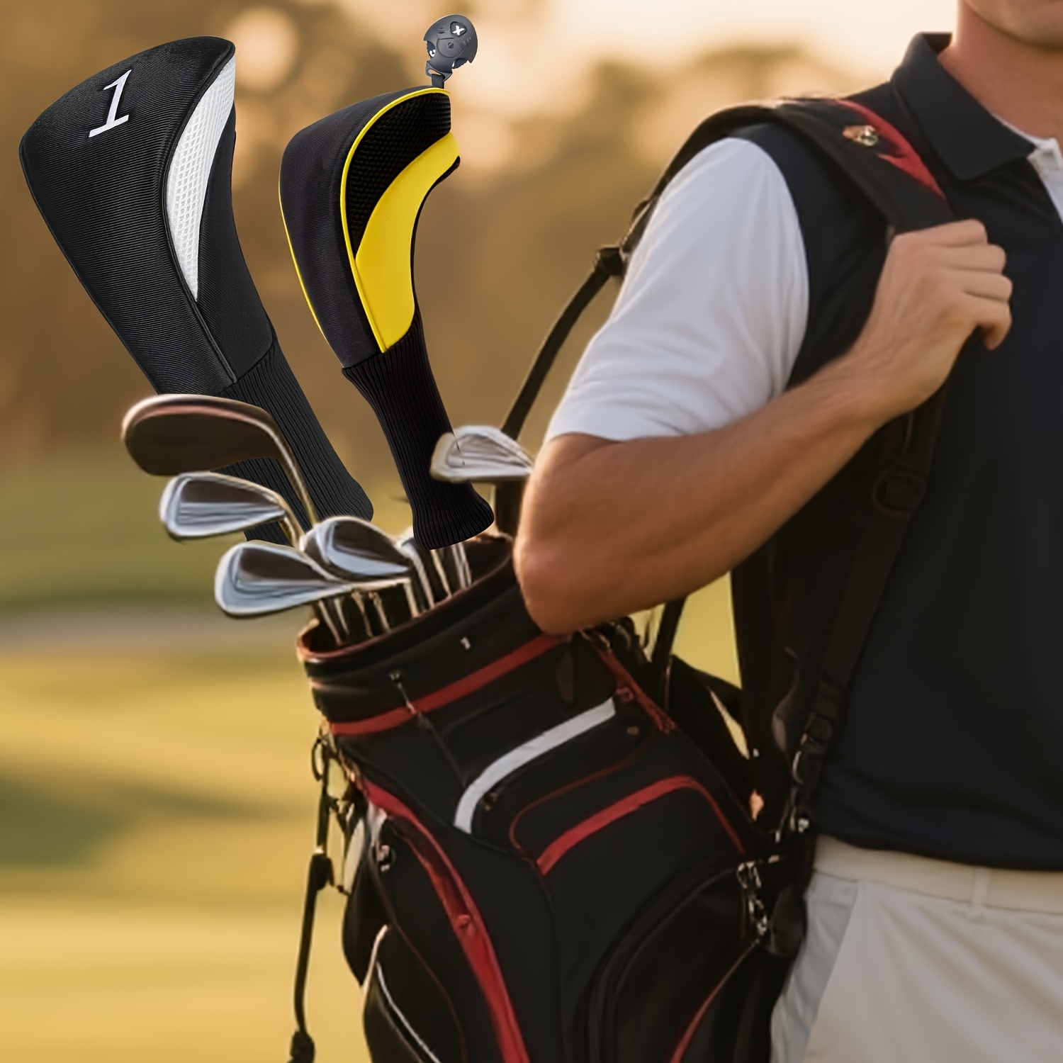 5 шт. чехлов для головок клюше – обзор и цена Golf Equipment Storage